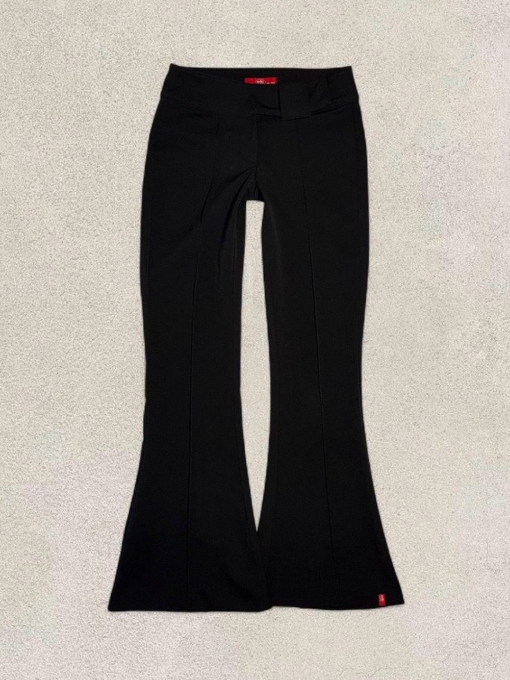 Chic Office Siren EDC by Esprit Low Rise Black Flare Dress Trousers Women's 5